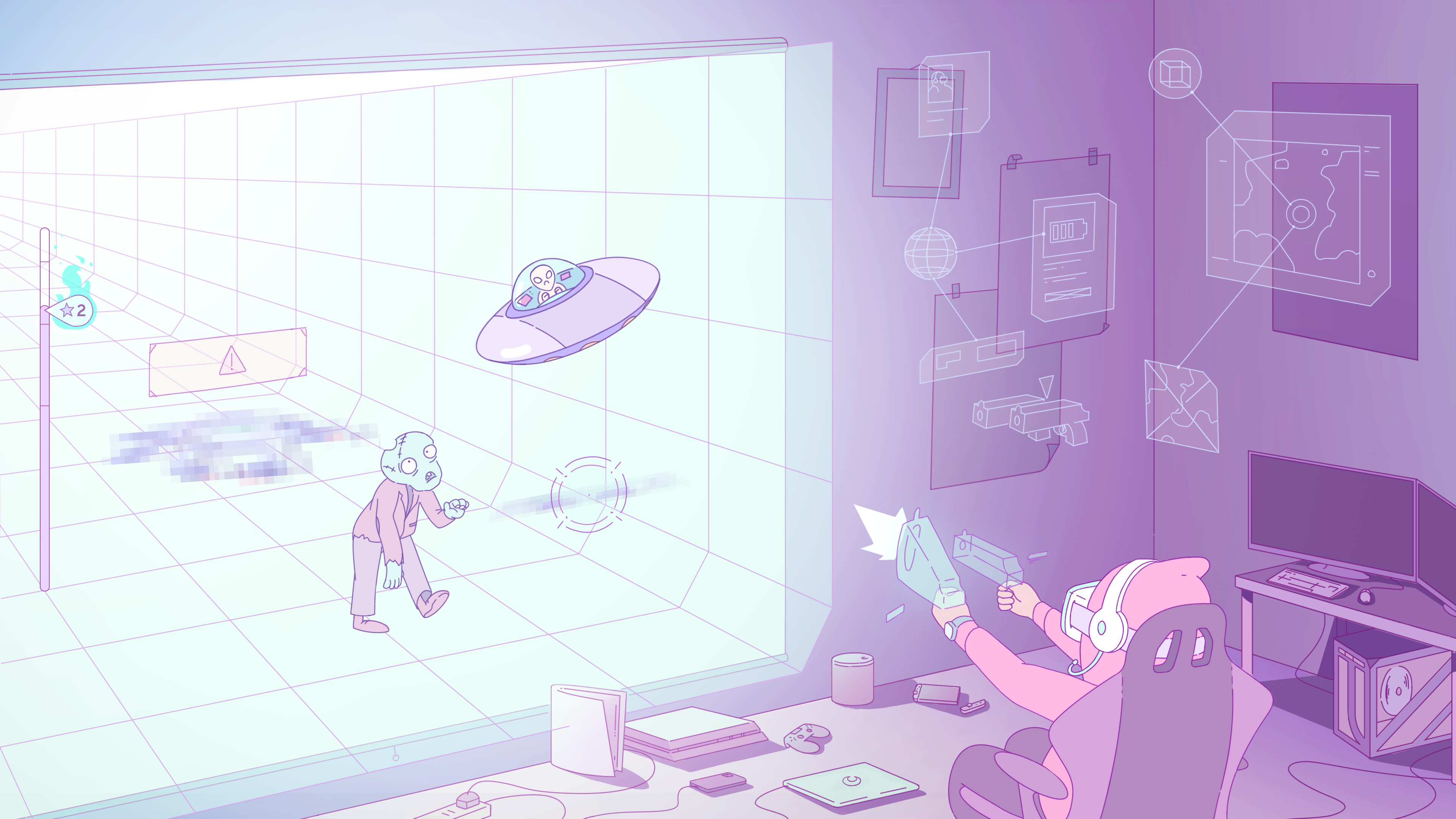 There’s A Pitch-Perfect Pastel Party To Crash Right Now In Melatonin’s Steam Demo